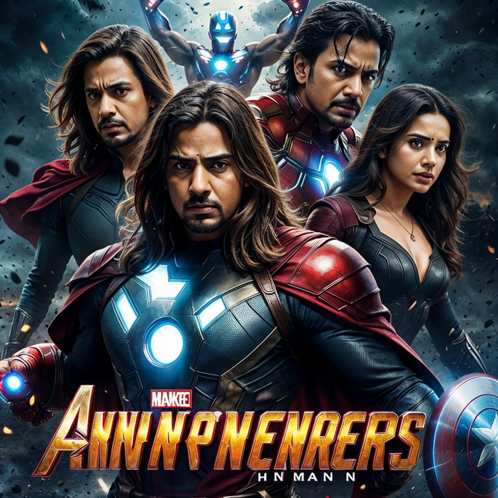 Make a Avengers movie in hindi story