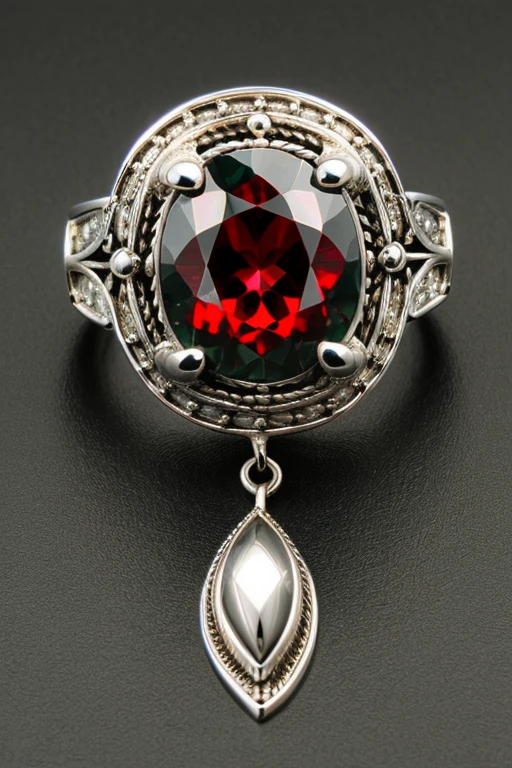 Silver wonderful jewelry great quality masterpiece, more ostentatious, great color green red