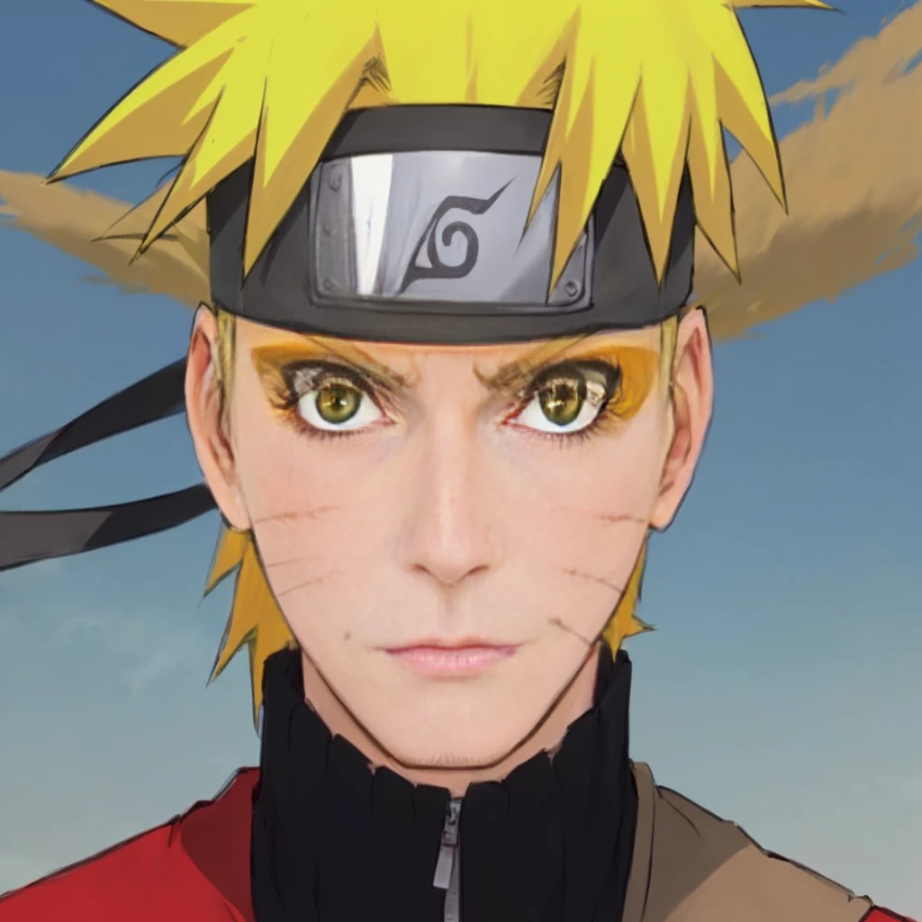 a close up of a person with a yellow hair and a red shirt, naruto uzumaki, from naruto, naruto artstyle, pain from naruto, naruto, joker looks like naruto, joker as naruto, naruto in gta v, perfect anime face, uzumaki, best anime character design, nine tails, itatchi uchiha, anime style”