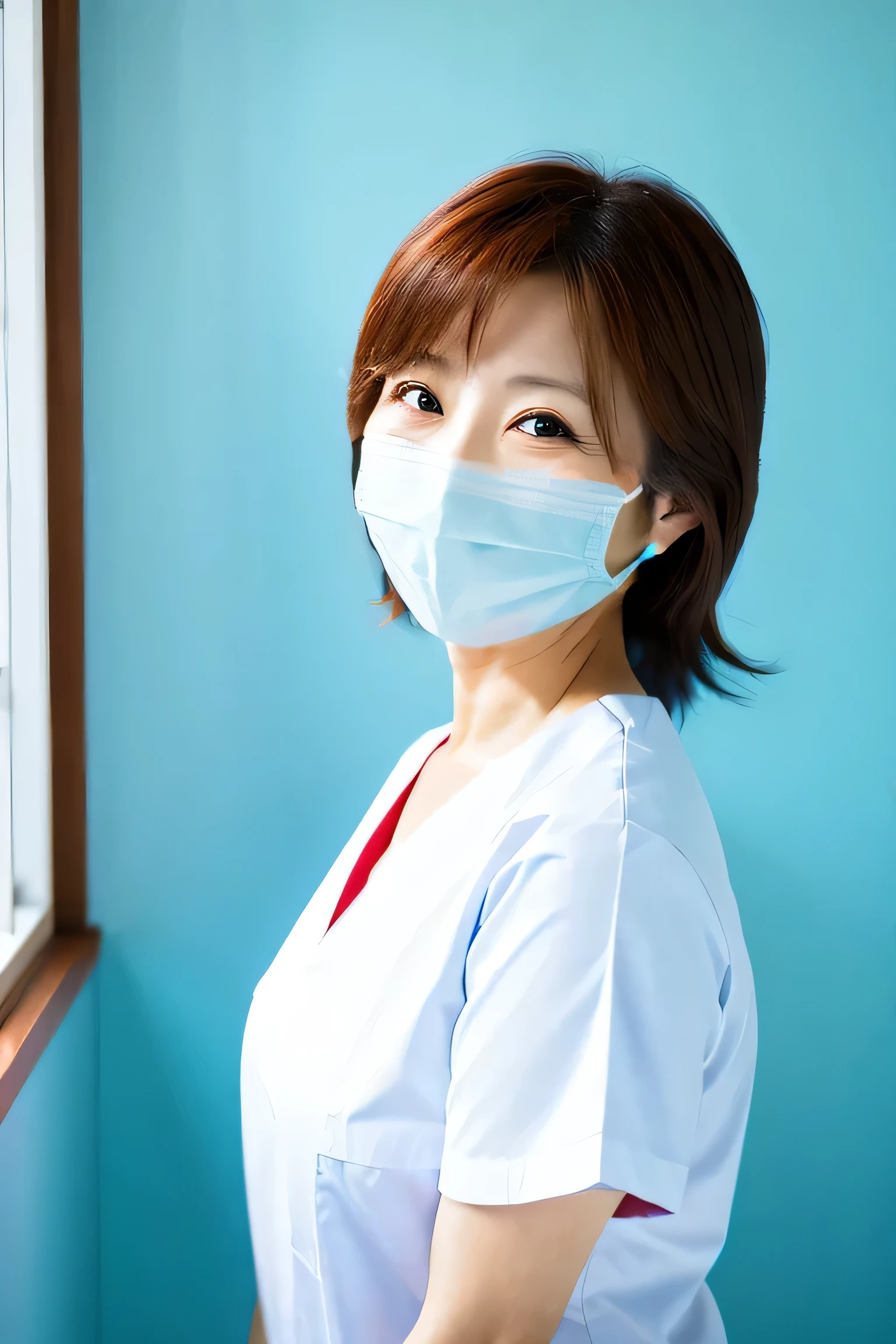 Wearing a surgical mask