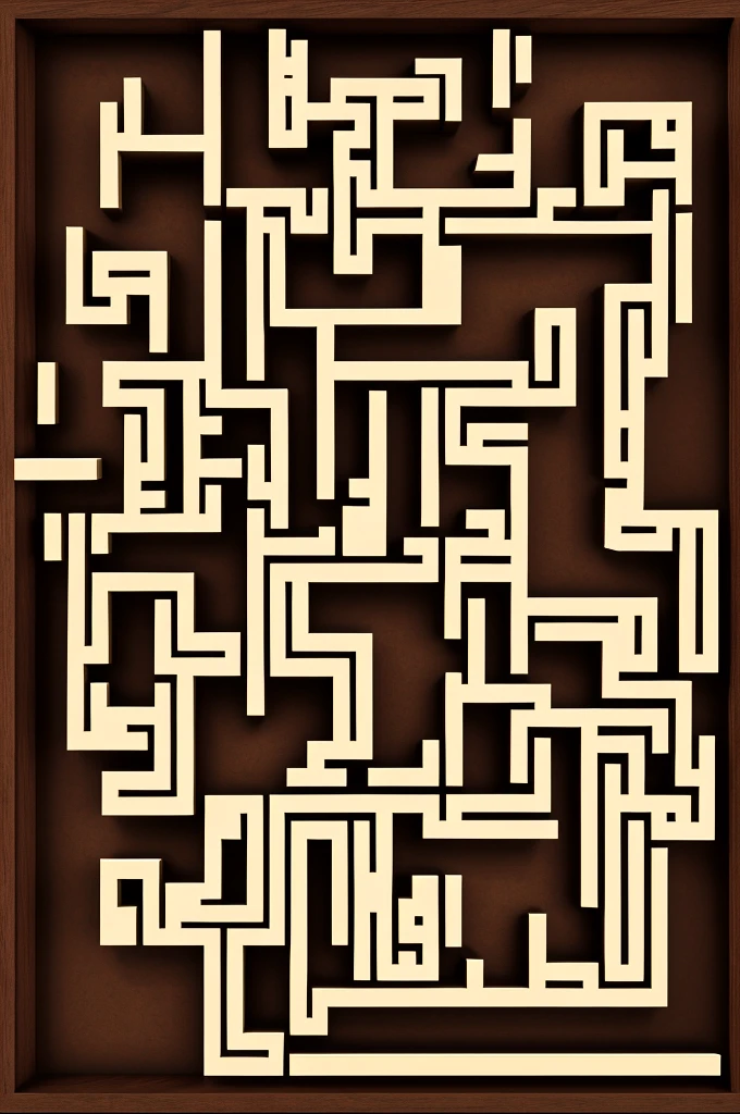 Hard maze that shows where to start