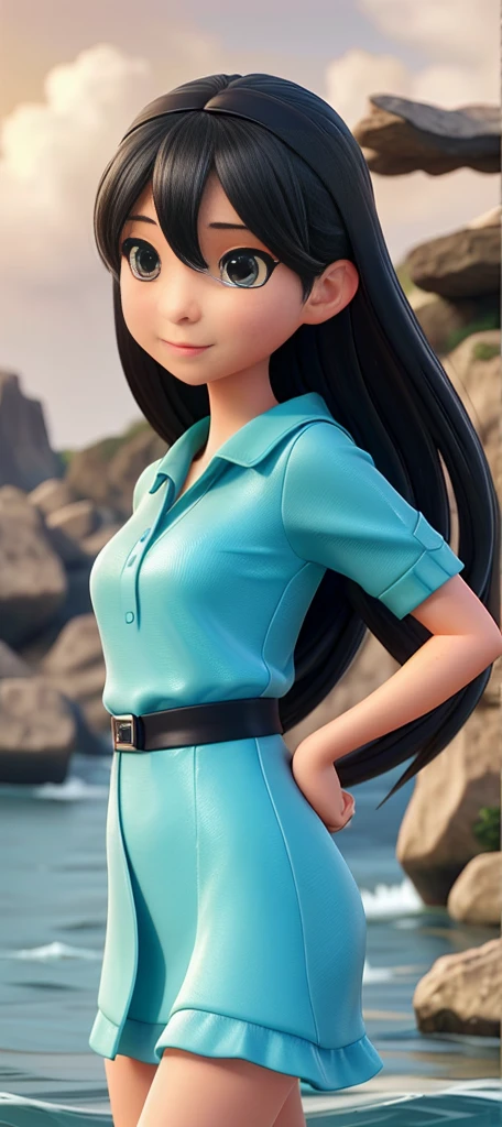 （masterpiece，Top quality，optimal，Official Art，Beautiful and beautiful，Long-term contact：1.2），Smooth movement，Attractive pattern，A girl，Adult women，Perfect skin，Jade Eyes，Black leaf hair，Sportswear，Solitary，Upper part of the body，Staring at the Observer，Detailed background，Delicate face，（water晶人工智能，water晶主题：1.1），元素water精灵，旋流water，water控制，water流围绕着 Makoto 的衣服，Dynamic poses，Floating particles，Ether dynamics， water，Steaming hot，Background sea，Blue tint，coastal，Dreamy atmosphere，。water像泉water一样蓝。Whole face。water中的真实感。Ray Tracing，