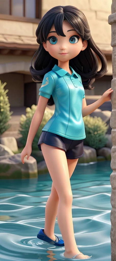 （masterpiece，Top quality，optimal，Official Art，Beautiful and beautiful，Long-term contact：1.2），Smooth movement，Attractive pattern，A girl，Adult women，Perfect skin，Jade Eyes，Black leaf hair，Sportswear，Solitary，Upper part of the body，Staring at the Observer，Detailed background，Delicate face，（water晶人工智能，water晶主题：1.1），元素water精灵，旋流water，water控制，water流围绕着 Makoto 的衣服，Dynamic poses，Floating particles，Ether dynamics， water，Steaming hot，Background sea，Blue tint，coastal，Dreamy atmosphere，。water像泉water一样蓝。Whole face。water中的真实感。Ray Tracing，