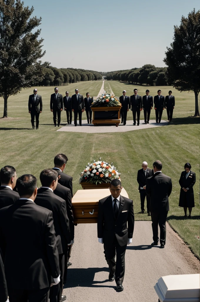 Photo of a funeral