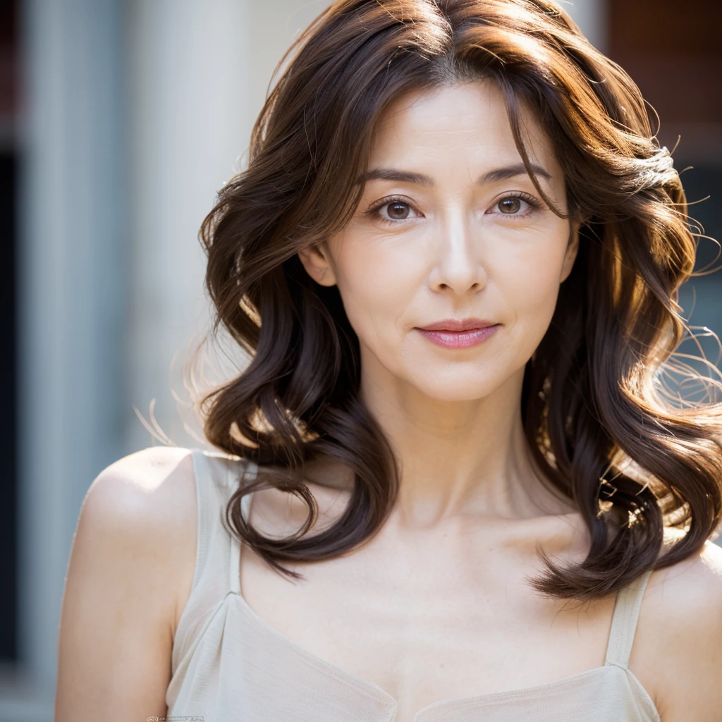 Beautiful mature woman with beautiful wavy long hair, Sexy Mature, Hair tied up, Ultra-high resolution,(Realistic:1.4), ((Highest quality)), ((masterpiece)), (be familiar with),