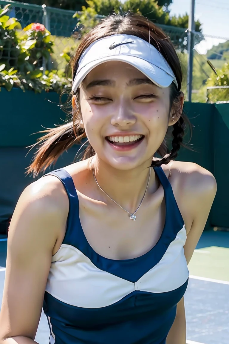 tennis Ticklish woman