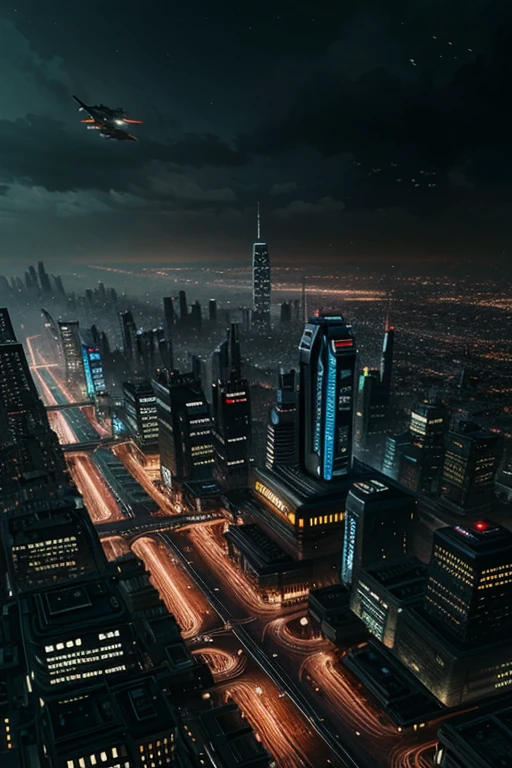 Maximum image quality, outstanding details, ultra high resolution, (realism: 1.4), the best illustration, favor details, City of the future.Blade Runner. Gotham.