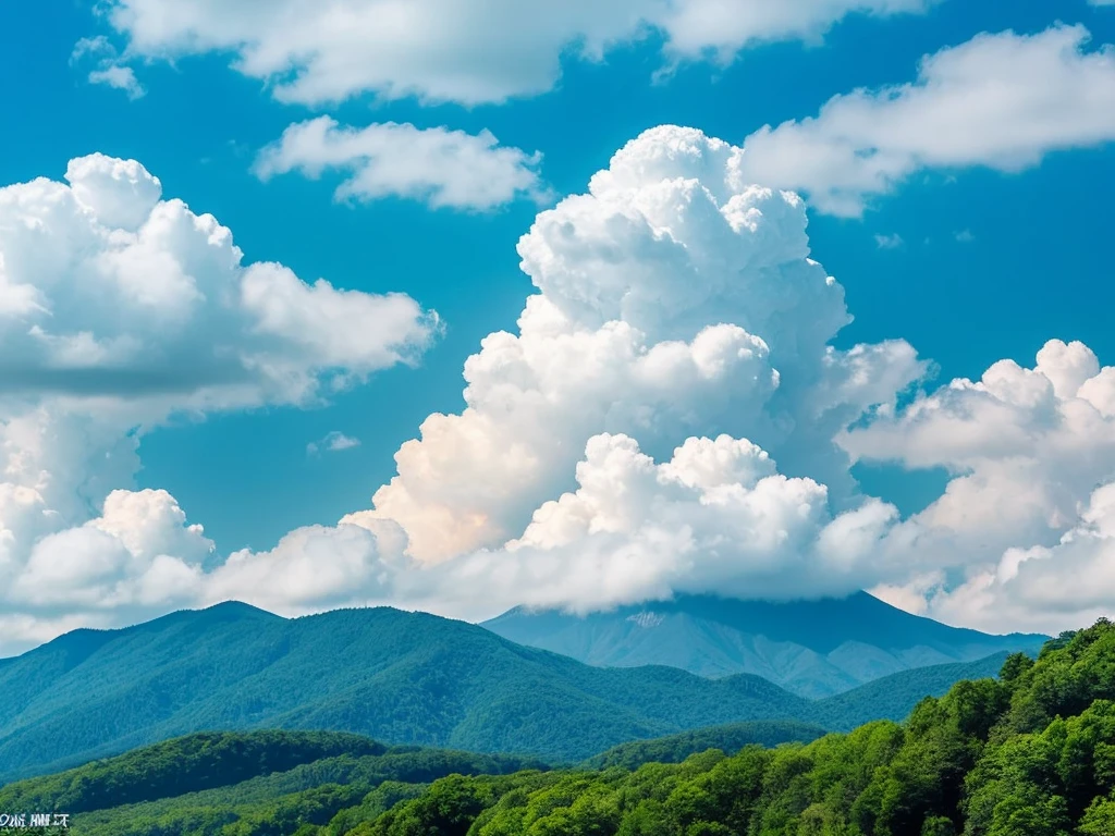 Fuji Mountain, Fluttering clouds,