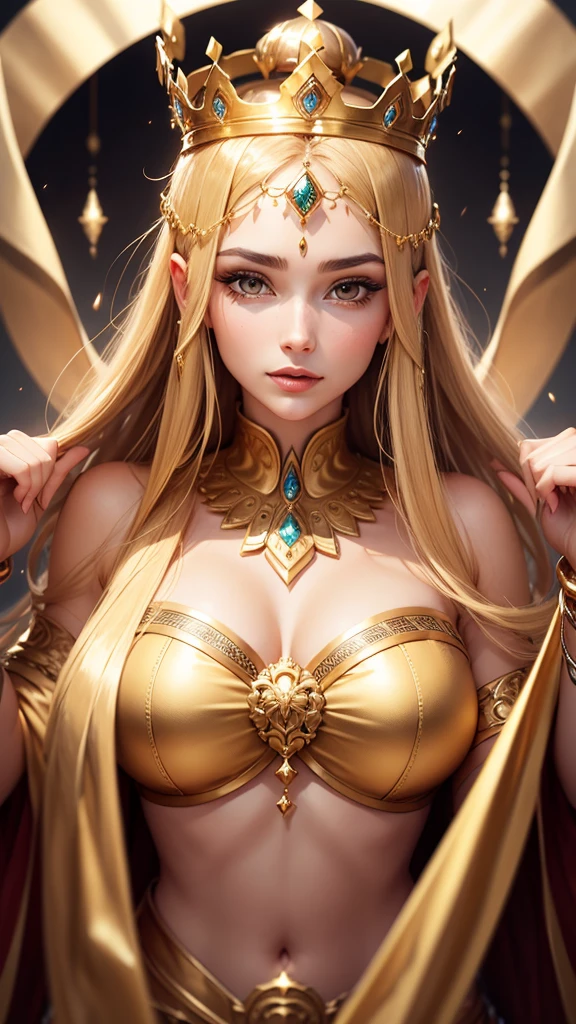 goddess gold gorgeous crown woman