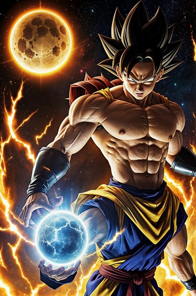 Transformation into Super Saiyan God (Super Saiyan God) It is one of the most emblematic in the universe of *Dragon Ball*. Here is a detailed description of this process:
### Contexto
Transformation into Super Saiyan God se presenta por primera vez en la película "Dragon Ball Z: The Battle of the Gods" and later in the series "Dragon Ball Super". This transformation is achieved through a special ritual in which five pure-hearted Saiyans transfer their energy to a sixth Saiyan..
### Transformation Process 1. **Preparations for the Ritual**: The presence of six pure-hearted Saiyans is required.. In the film, Goku becomes Super Saiyan God with the help of Vegeta, gohan, Trunks, Goten and baby Pan (via Pregnant Videl).
2. **Beginning of the Ritual**: Los seis Saiyajines se colocan en un círculo y extienden sus manos hacia the Saiyajin que será transformado, In this case, Goku. They begin to concentrate their energy and transfer it to him.
3. **Energy Release**: Once energy begins to transfer, una aura roja y dorada comienza a envolverse alrededor dthe Saiyajin receptor. The combined energy of the six Saiyans generates a powerful burst of light and energy.
4. **Physical change**: El cuerpo dthe Saiyajin empieza a cambiar. The muscles are defined even more, but without becoming excessively voluminous. The skin acquires a softer and paler tone.
5. **Change in Hair and Eyes**: El cabello dthe Saiyajin se vuelve rojo brillante, and his eyes change to a similar red color. Unlike other Super Saiyan transformations, hair doesn't stand up as much, staying more similar to the base state.
6. **Aura and Energy**: The aura surrounding the Super Saiyan God is an intense red color., with golden sparkles. This aura is finer and less dense than other transformations., but emanates a feeling of absolute and divine power.
7. **Feel and Power**: Upon completion of the transformation, the Saiy