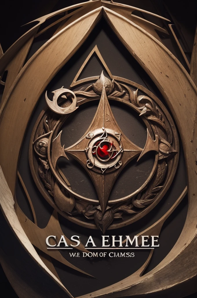 Symbol of Chaos with the letters A d C