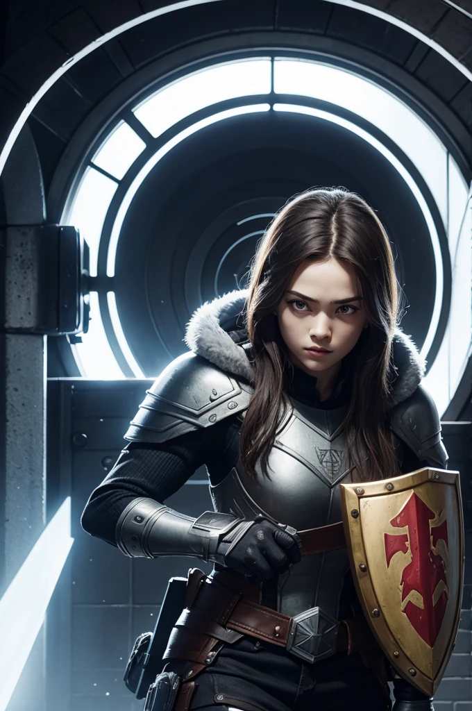 Shield with the letters ADC