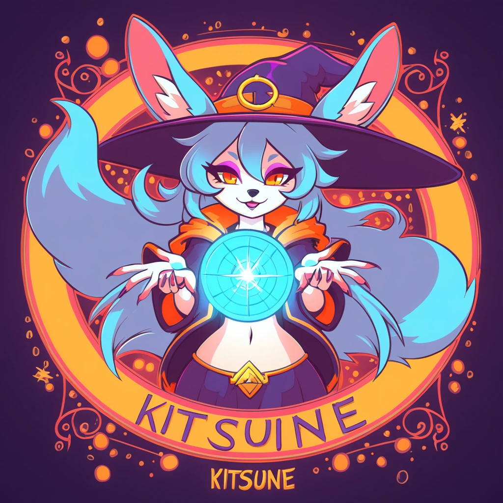 Put a spell on you in Kitsune art style