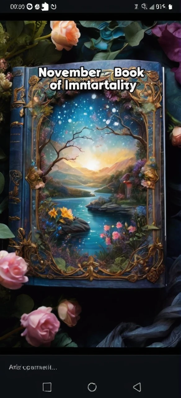 a book with a picture of a lake and flowers on it, fantasy book cover painting, fantasy book illustration, detailed dreamscape, dreamy and detailed, whimsical fantasy landscape art, fairytale painting, storybook art, fairytale artwork, romantic storybook fantasy, painting of a dreamscape, detailed painting 4 k, fantasy painterly style, very magical and dreamy