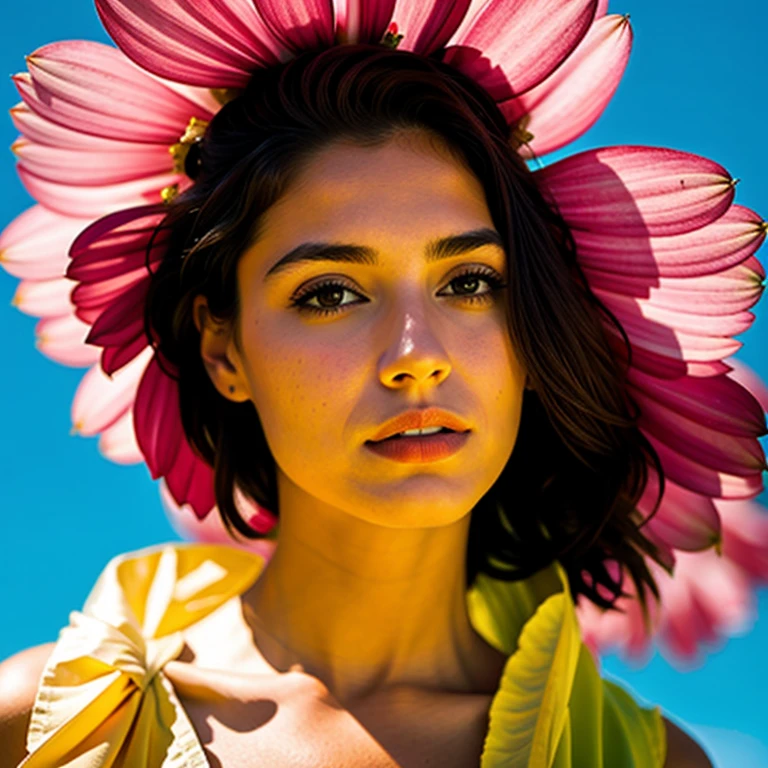 woman as a flower