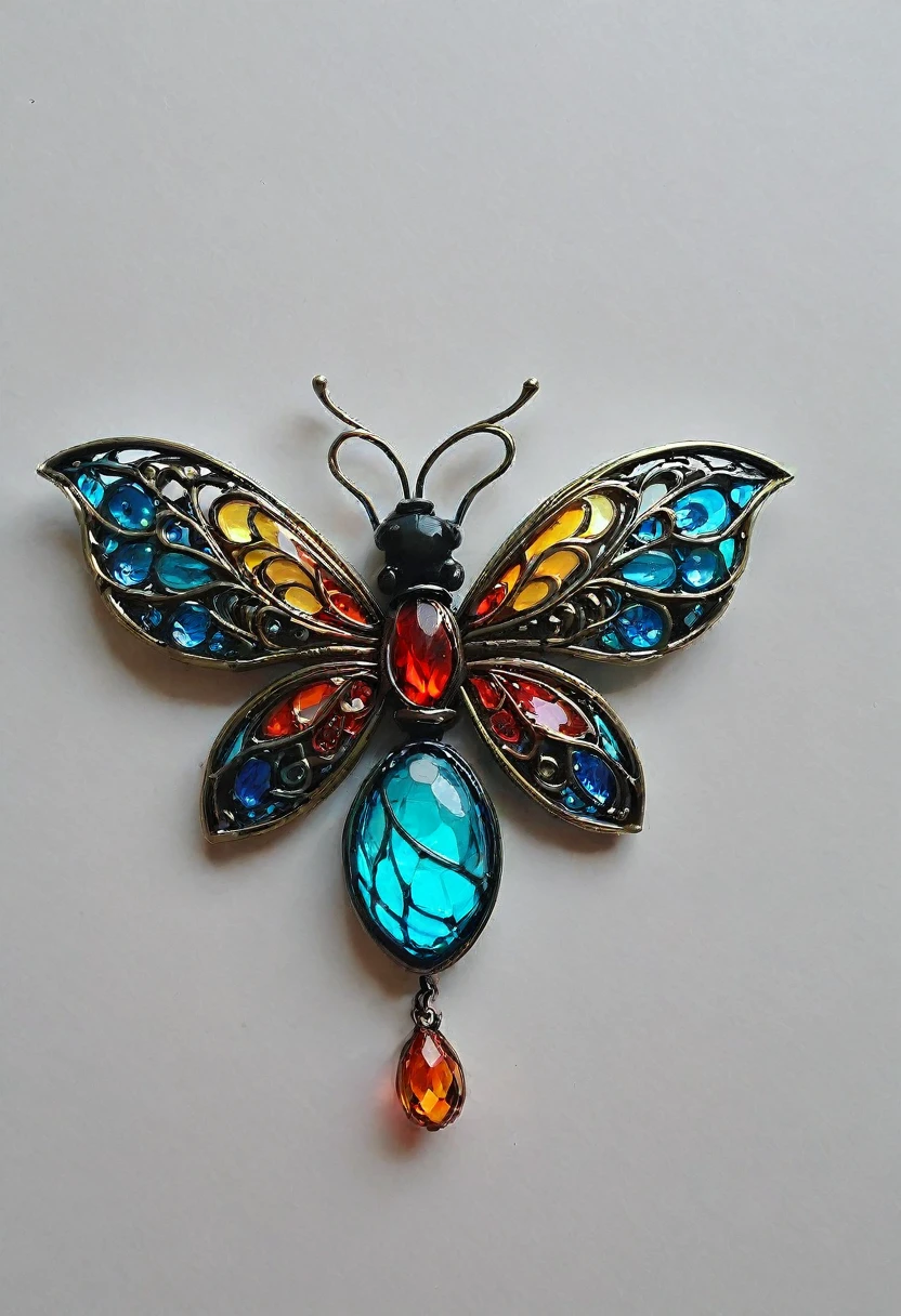 crea a same design with a fire fly. make with multiple colors