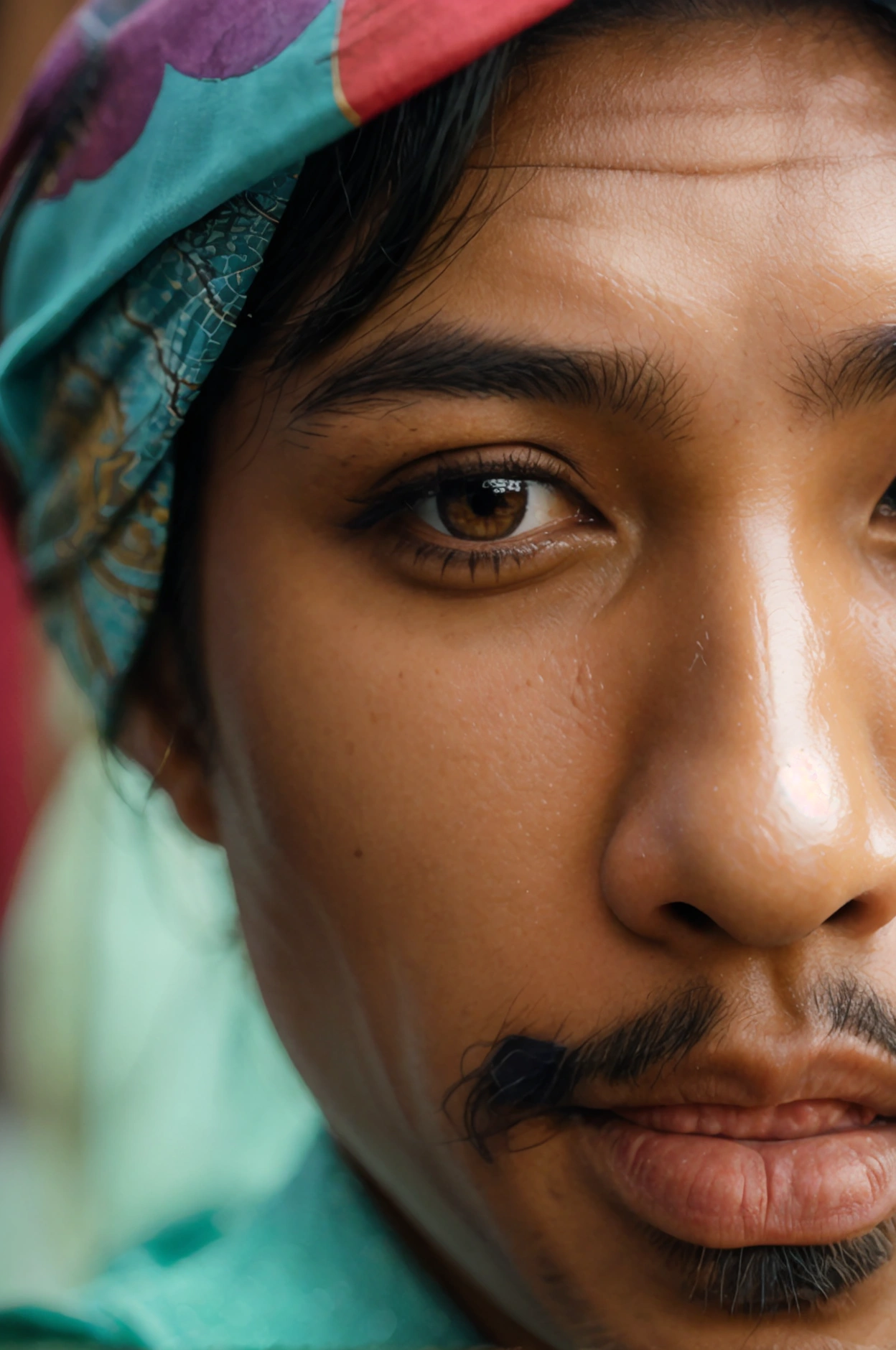 A handsome Indonesian man