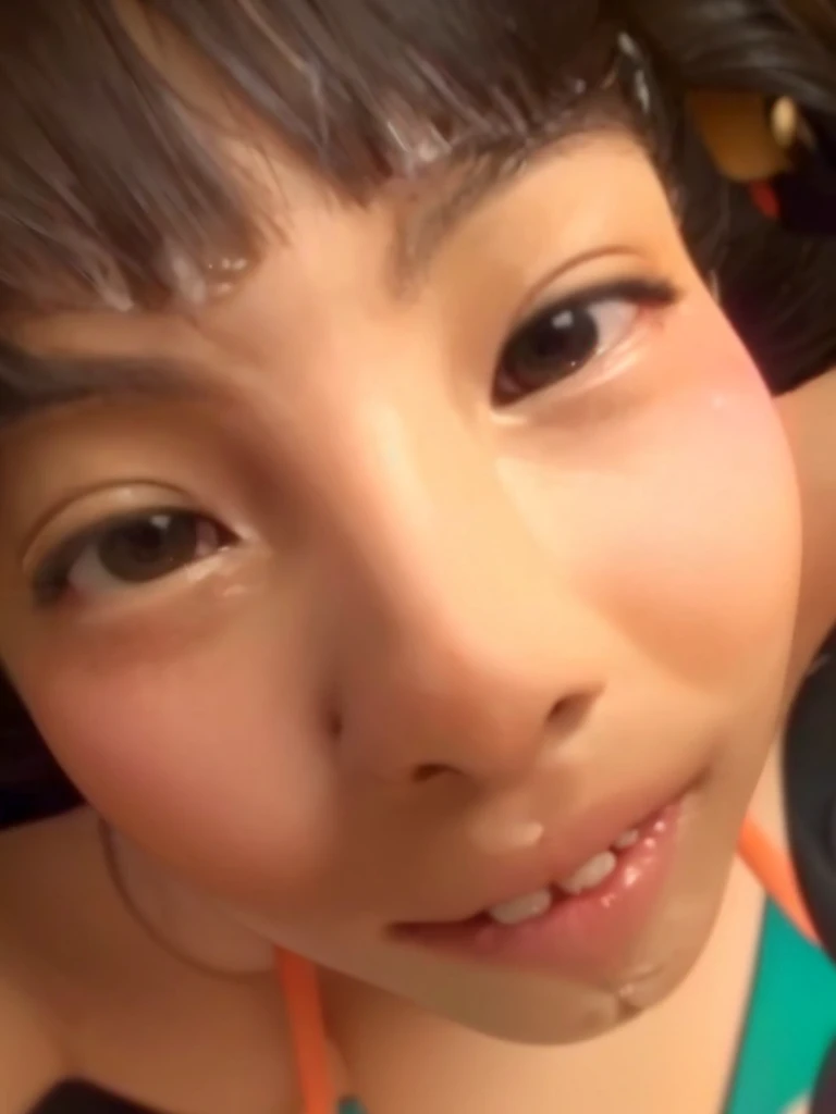 nsfw twin tail bluntbangs orgasm ahegao teeth flatchest huge nipples 1girl nude pussy vaginal sex cum in pussy sweat girl trembling with sexual climax steam