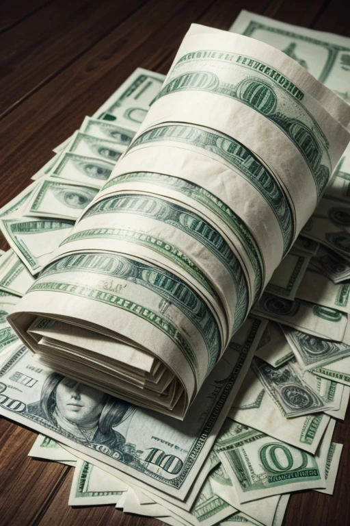 pile of money