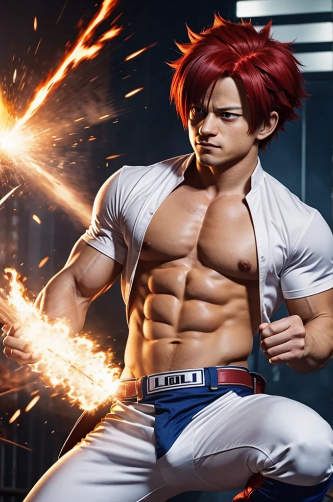 shoto todoroki getting fucked by buff mla characters