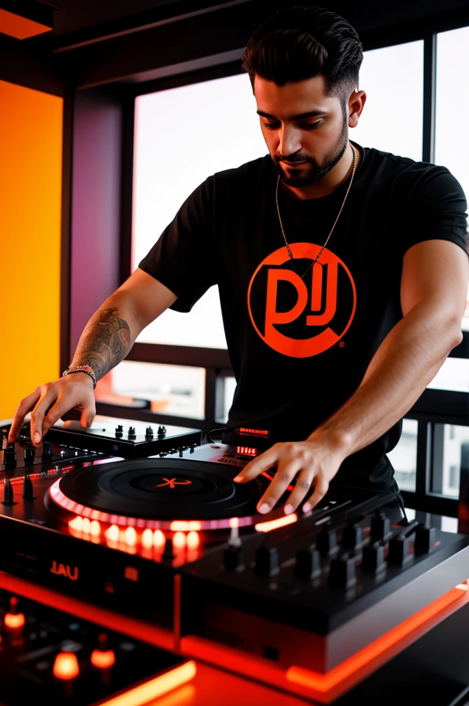 Generate a DJ logo that says FRANGELI