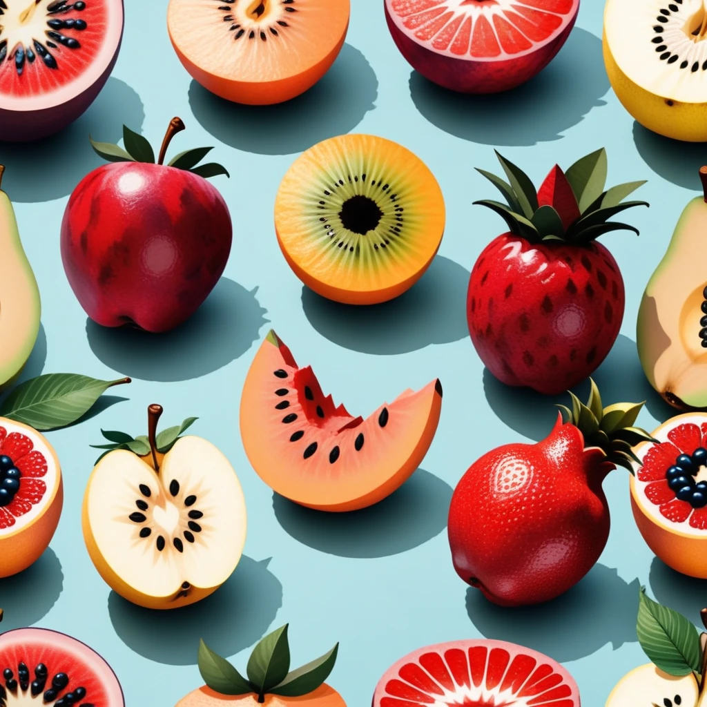 Fruit with an obscene cut surface