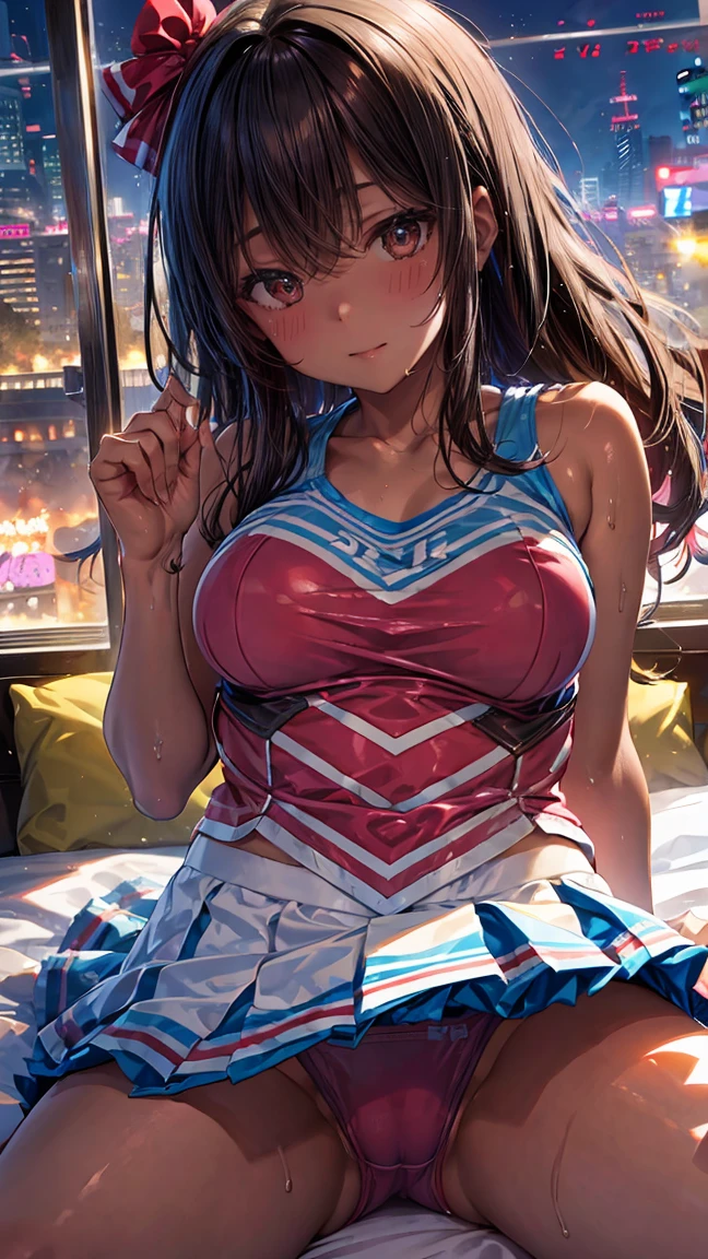 Gal woman Cheerleaders are sticky with sweat Love Hotel support Cheering with a smile Spread your legs and cheer Shorts are sexy underwear High resolution High resolution support individuals 射精促進support Vibrant Hotel at night Sexual support Love Hotel Hotel at night Big Breasts Cheering with a lewd face Plump body On the bed Cowgirl Top floor of the hotel Holding a pom-pom Heart mark underwear Love Hotel