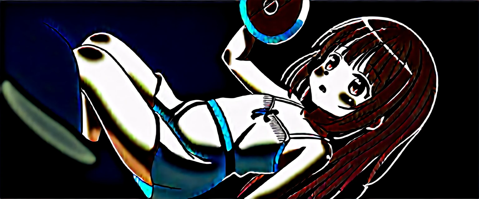 score_9, score_8_wonderful, score_7_wonderful, score_6_wonderful, sauce_anime, 部分的にIn the water,
One Girl, Long Hair, Brown Hair, Wet Hair,
White Dress, Swamp,
Dark Background, Blurred Edges,8-year-old、Adventurer、Flat Chest、Pitch-dark underground labyrinth、No light、skirt、Equipped with a dagger and a shield、水面よりwonderfulの顔、In the water, In the water写真、浮力でskirt捲れる