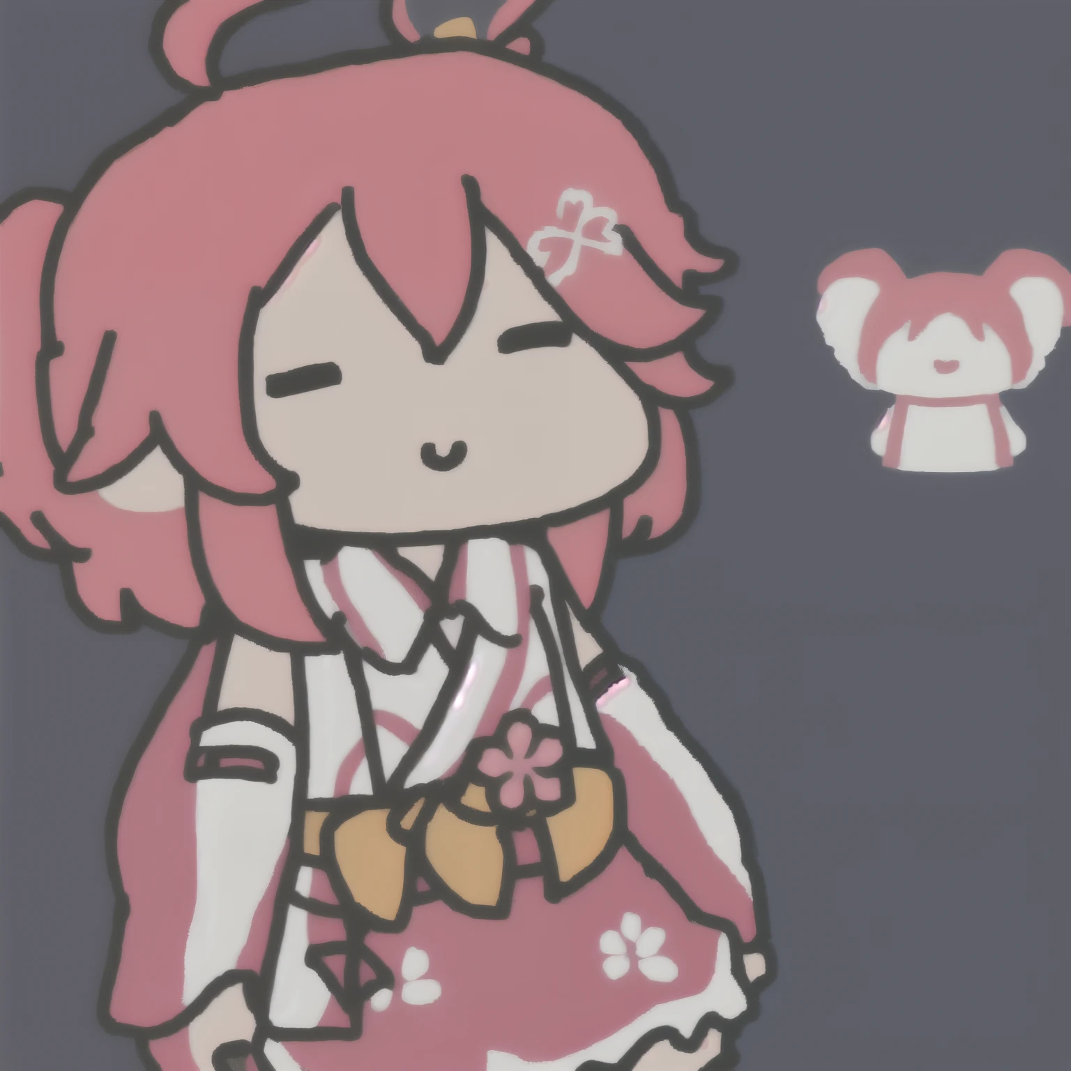 Highest quality,Absurd resolution, One girl,alone, Miko 2, sakura miko,
