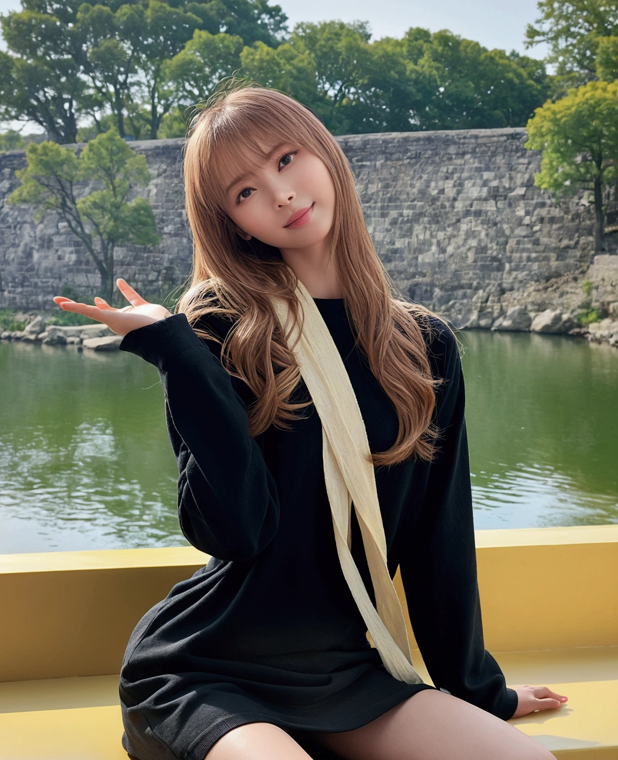 (alone), (Detailed RAW photos of the girl's whole body), (masterpiece:1.0), (Highest quality:1.4), (Ultra-high resolution:1.2), (Realistic:1.4), 8k resolution, Canon EOS R5, 50mm, Absurd, Super detailed, (18-year-old), Sharp focus, Cinema Lighting, Beautiful face in every detail, (compensate:1.2), (Urzan-6500-v1.1), shape, Detailed skin texture, Pale skin, Flat Chest, (A lean and healthy body:1.3), Thigh Gap, Detailed black hair,smile, (Play sports often)Realistic glowing skin, (Bedroom:1),Slim waist, 魅惑的なsmile, alone