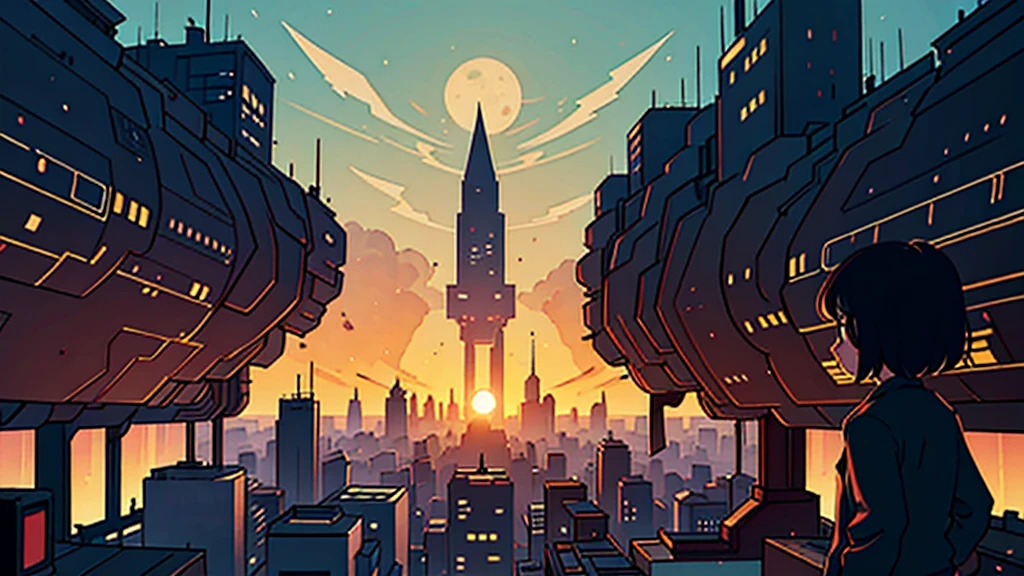 apocalypze city, high quality, 8k