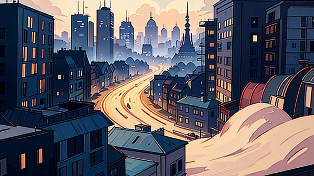 apocalypze city, high quality, 8k