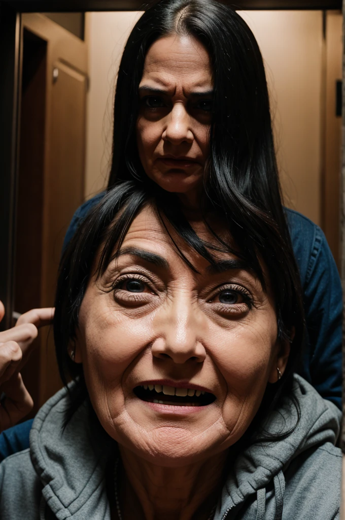Create horror chatting with mom