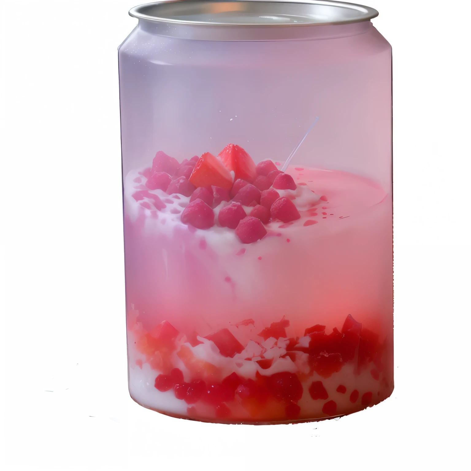 A bottle of fruit juice frozen drink super high quality