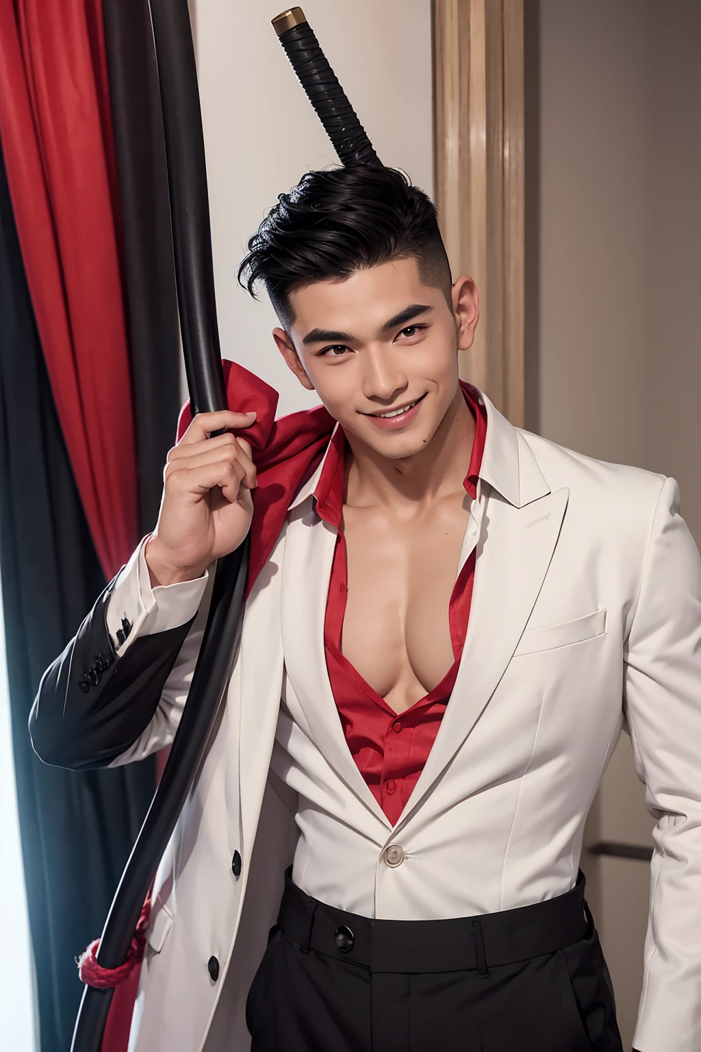 (8K, RAW photo, Highest quality),Realistic,2 handsome men,frontage,Intricate details,Extremely detailed eyes and eyelashes,Muscular male,Manly,Night sky,Soft lighting,Cinematic lighting,Portrait,Close-up,Lovingly,Exposing the pectoral muscles,Photo of black and blue eyes white gay male model, Blue eyes, Stand in front of a gray background, Sports panties, 22 years old, Lean, beefy, Short hair, Digital SLR, hyper qualit, Fujifilm XT3, Crystal clear, 8K UHD, High detail, Ultra photo realsisim, haar, ((Realistic skin), ((pores)), ((highdetailskin)), volumettic light, groin, far,sexy underwear
