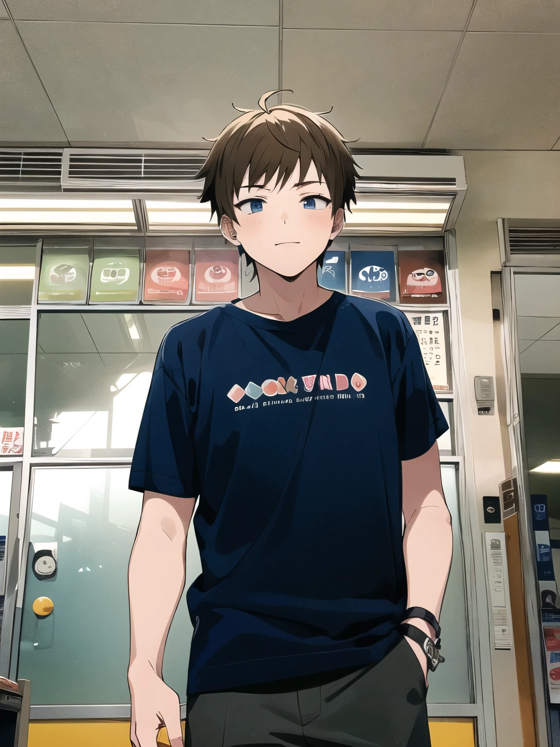 Anime boy cool cute skin white