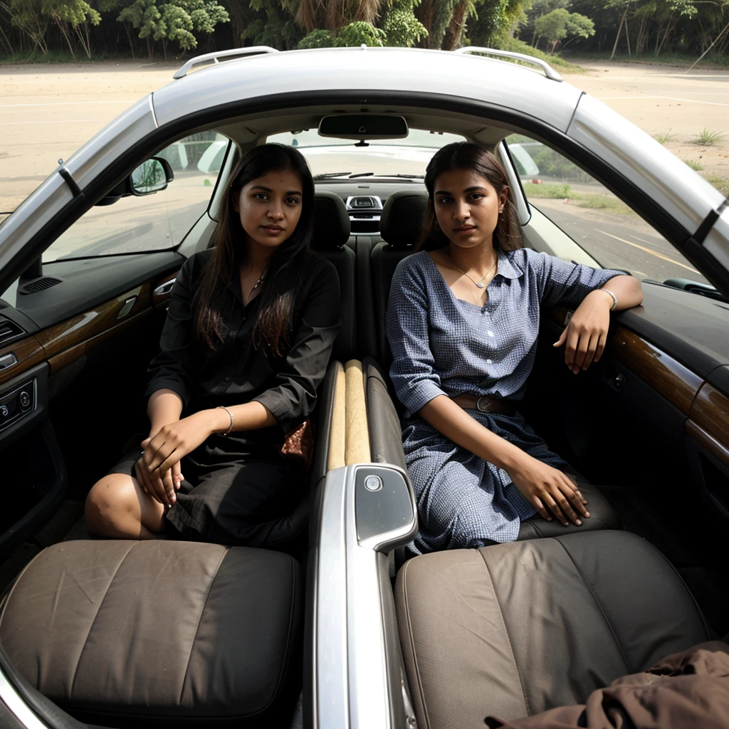 A Bangladeshi white girl Some pictures while driving around in Cox's bazar enjoying luxurious car 