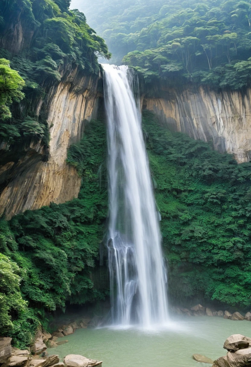 2. Mountain View，There are waterfalls and pagodas in the middle, Han Gan's paintings, CG Club Contest Champion, Fantasy Art, Dreamy Chinatown, Chinese scenery, Chinese Fantasy, Composed of trees and fantasy valley, Ancient city landscape, Order an impressive fantasy landscape, The most magnificent scenery, Pagoda on the mountain, Mountain jungle environment, Avatar Landscape, China Village.