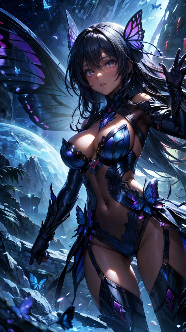 Special Effects　wack　One Woman　dark heroine　Butterfly monster　very strong
