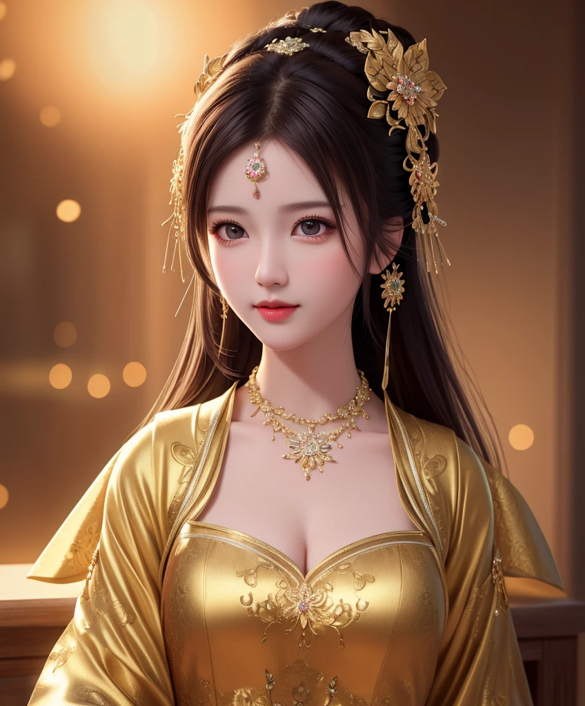 best quality, masterpiece, highres, 1girl,china dress,hair ornament,necklace, jewelry,Beautiful face,upon_body, tyndall effect,photorealistic, dark studio, rim lighting, two tone lighting,(high detailed skin:1.2), 8k uhd, dslr, soft lighting, high quality, volumetric lighting, candid, Photograph, high resolution, 4k, 8k, Bokeh,