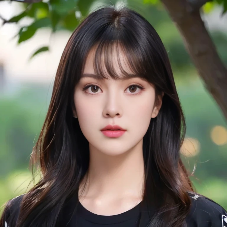 Women with long black hair and white shirt, Headshot profile picture, Lalisa Manoban, Portraits of Korean female idols, blackpink jisoo picture, Profile picture, vertical picture, fan art, beautiful portrait, cute beautiful, Dilraba Dilmurat, beautiful south korean women, The style of K-pop idols, Portrait of jossi of blackpink