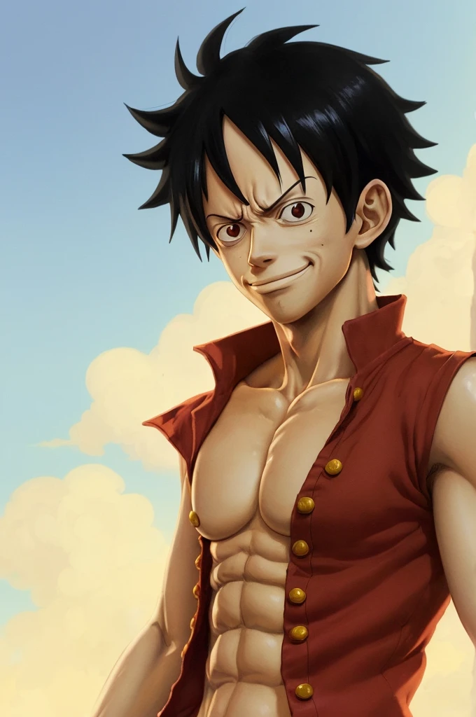 ((best qualityer)), ((work of art)), (detailded), Monkey D. Luffy
