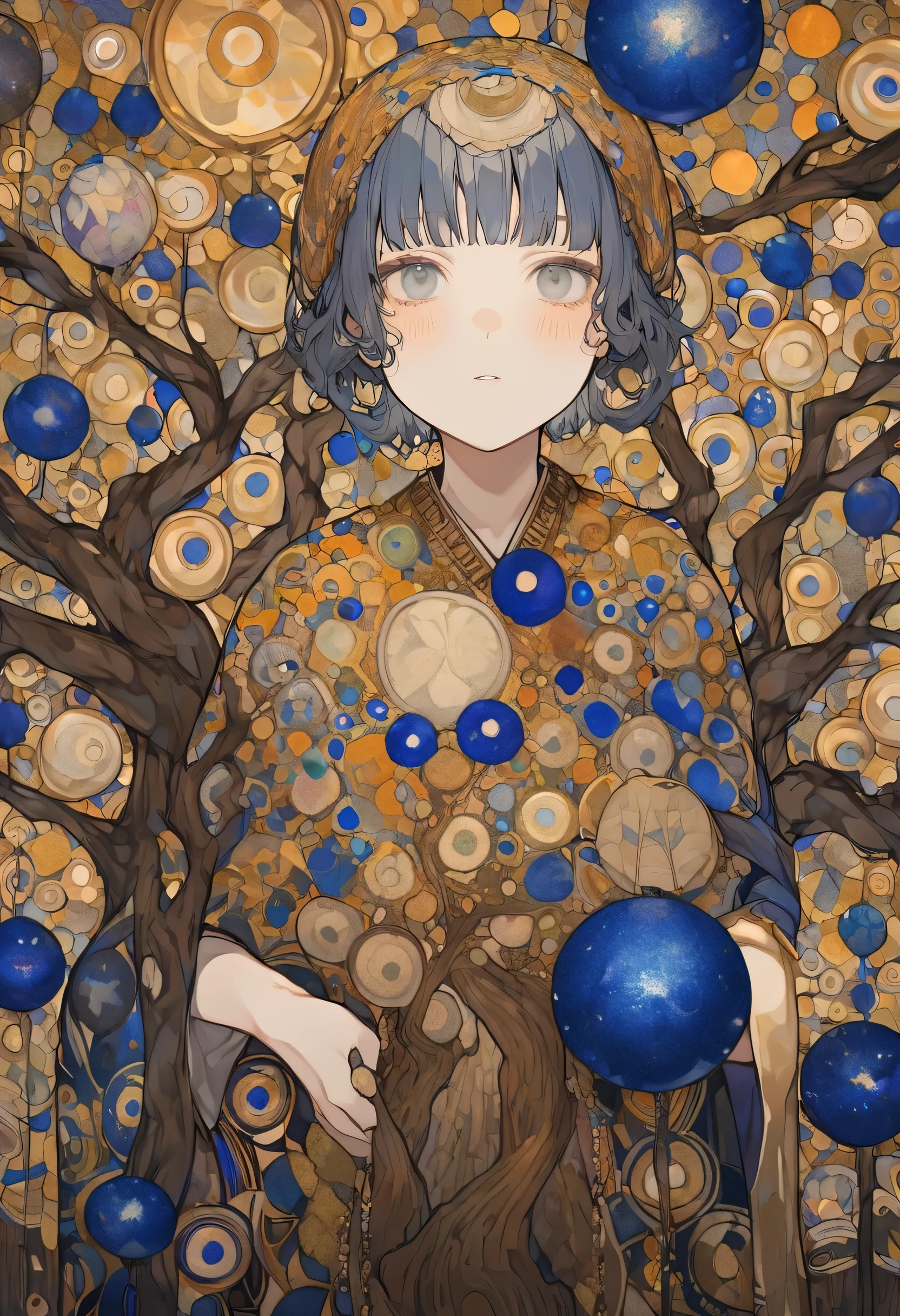 Close-up of a painting of a tree with many branches, Paintings by Gustav Klimt, Gustav By Klimt, By Klimt, gustav klimt 4 k, Gustav Klimt 4k, Gustav Klimt style, Gustav Klimt, Gustav Klimt's style, Gustav Klimt8K