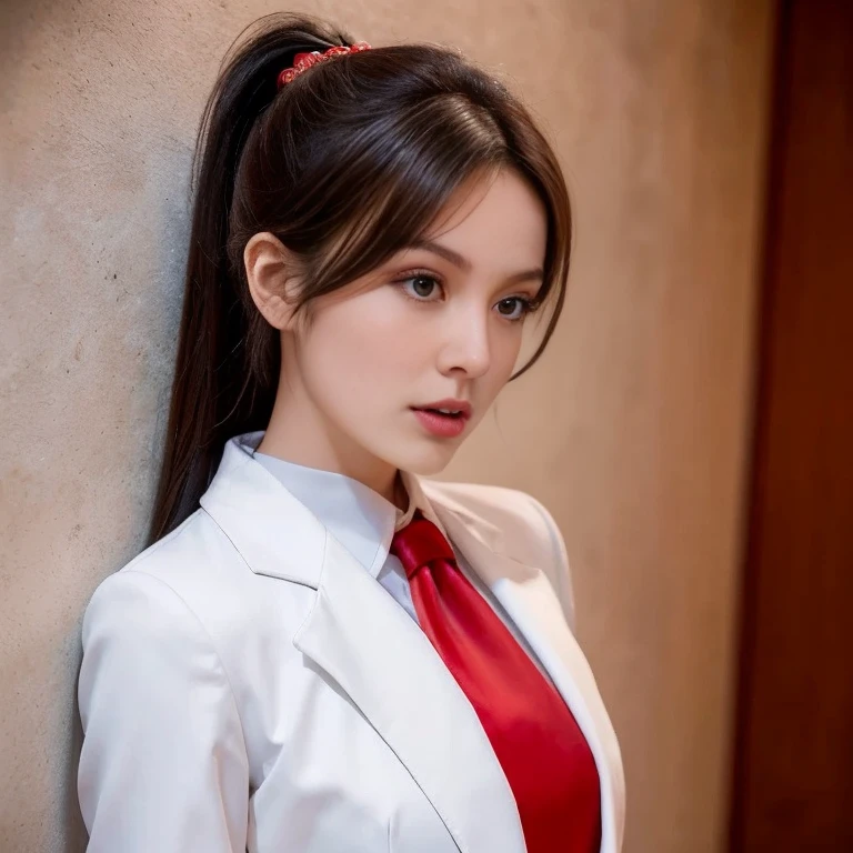 Woman with long hair and black shirt poses for a photo, beautiful south korean woman, Portraits of Korean female idols, beautiful young korean woman, gorgeous young korean woman, cute korean stars, korean woman, Korean girl, Cute young Korean face, Lalisa Manoban, She has black hair and bangs., Headshot profile picture, Inspired by Sim Sa Jung