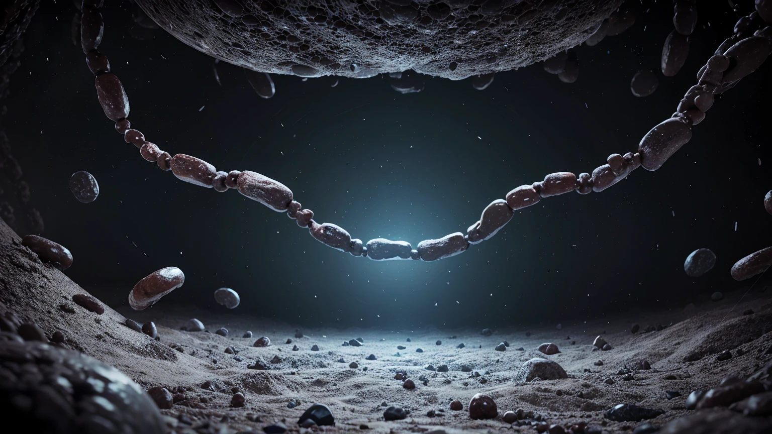 Illustration of bacteria developing resistance, with genetic mutations or acquiring resistance genes, and the challenges of treating resistant infections.