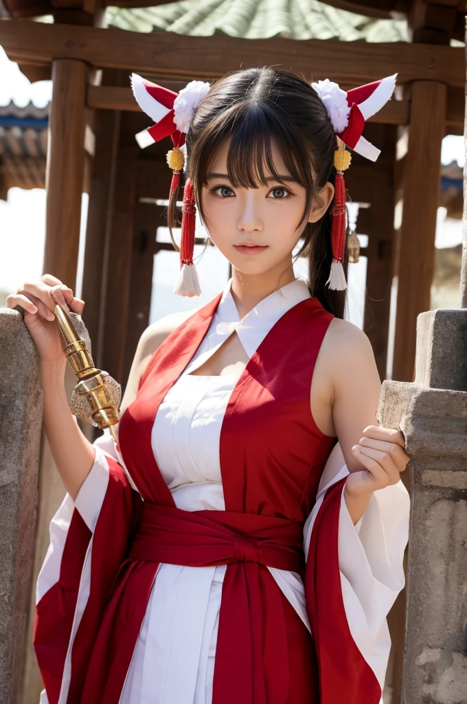 Big Tits Shrine maiden