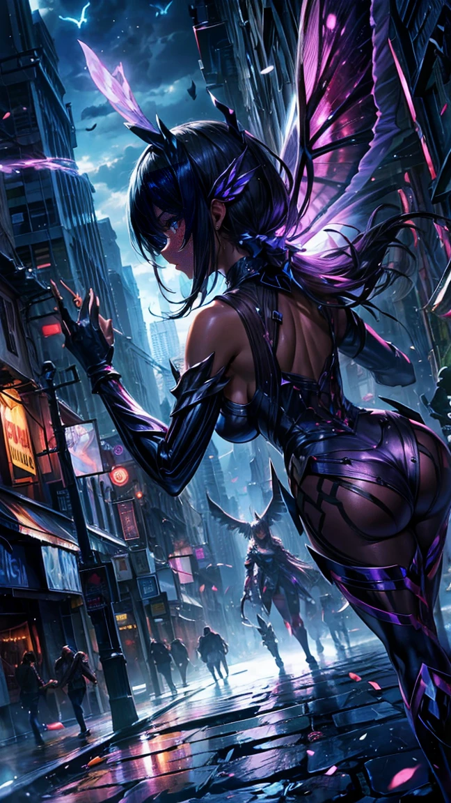 Special Effects wack One Woman dark heroine Moth Monster very strong
