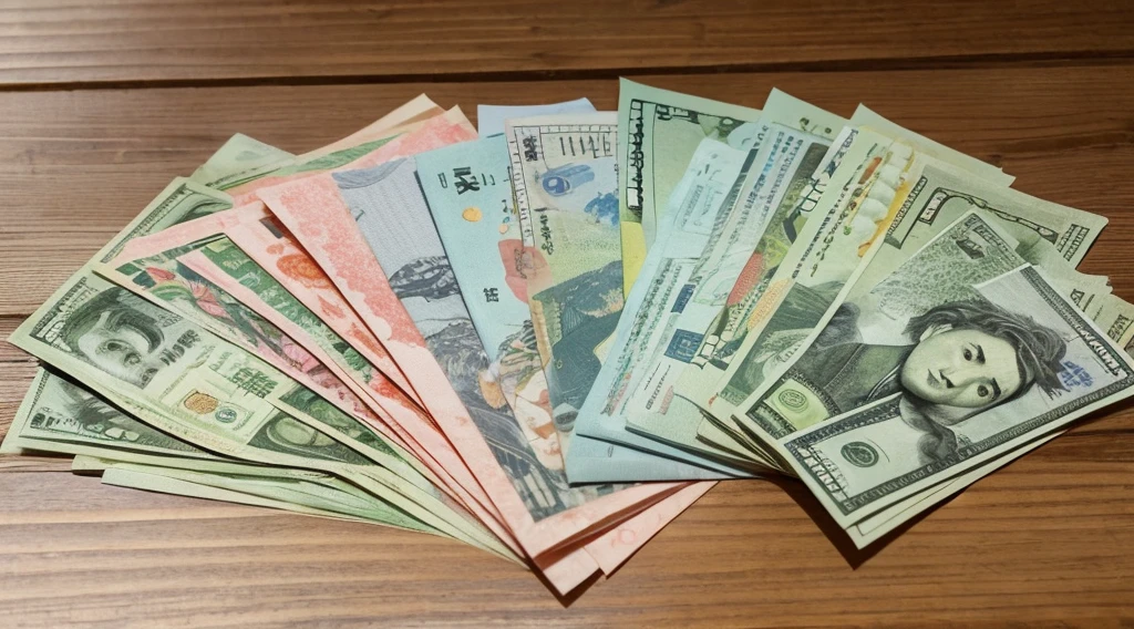 Money, Japanese paper, texture