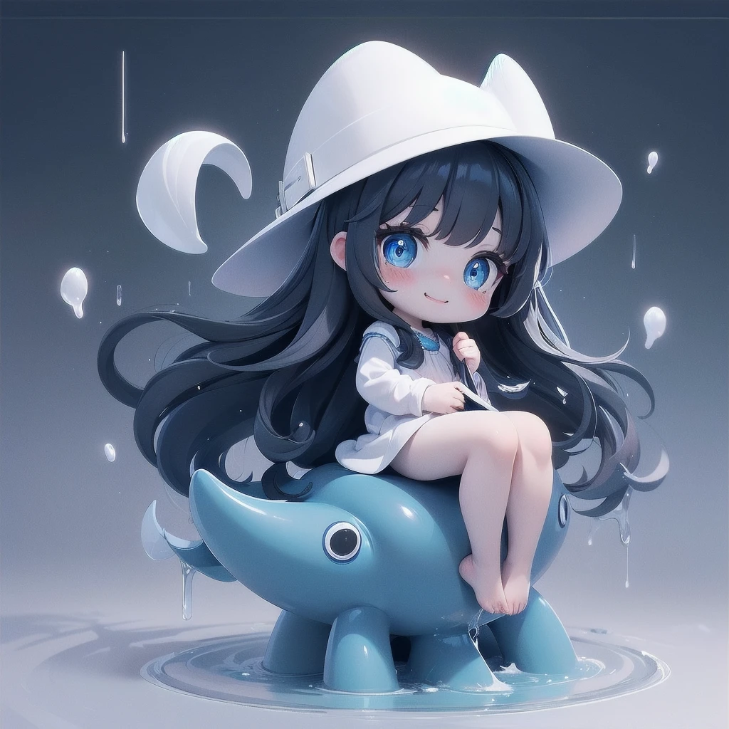Cute girl, frontal view, pov riding me, picture only dark blue and white, vulva reveal, colorless skin color, white skin color, girl, dark blue, long straight hair, dark blue hair, hot, vulva reveal, full character, hot, cute eyes, big eyes, pupils, cute big pupils, vulva reveal, blue liquid came out vulva dripping, non clothed, happy face, full body, non clothed, pov riding