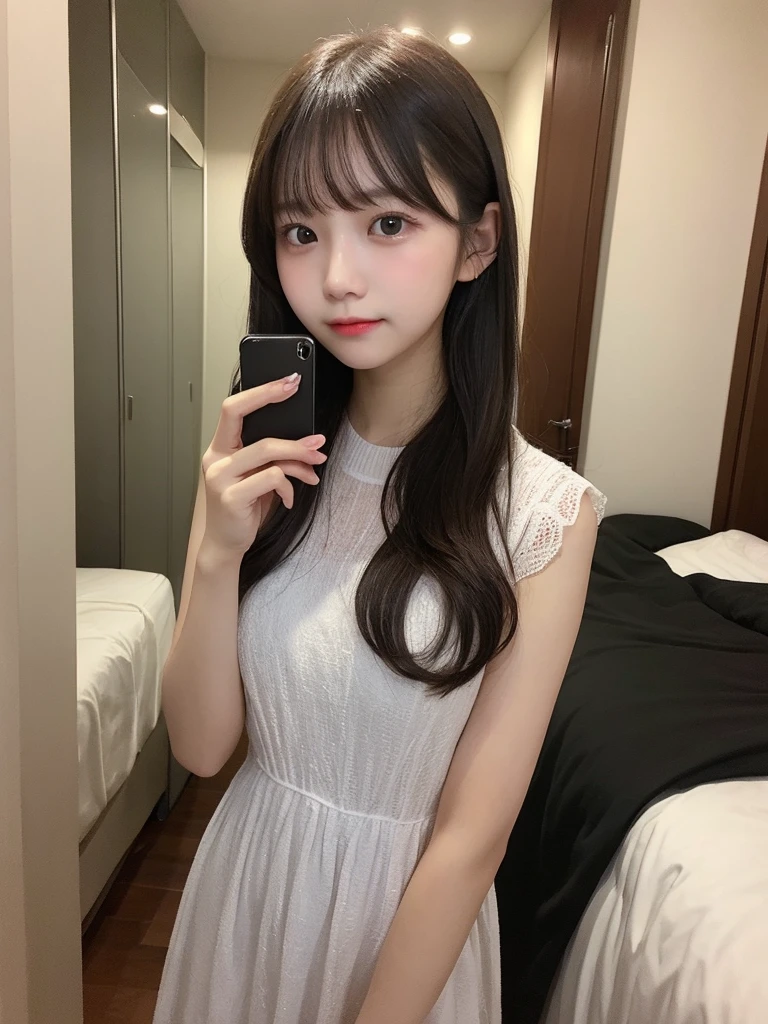One girl, Young. The background is my room. Secret account girl, selfie style